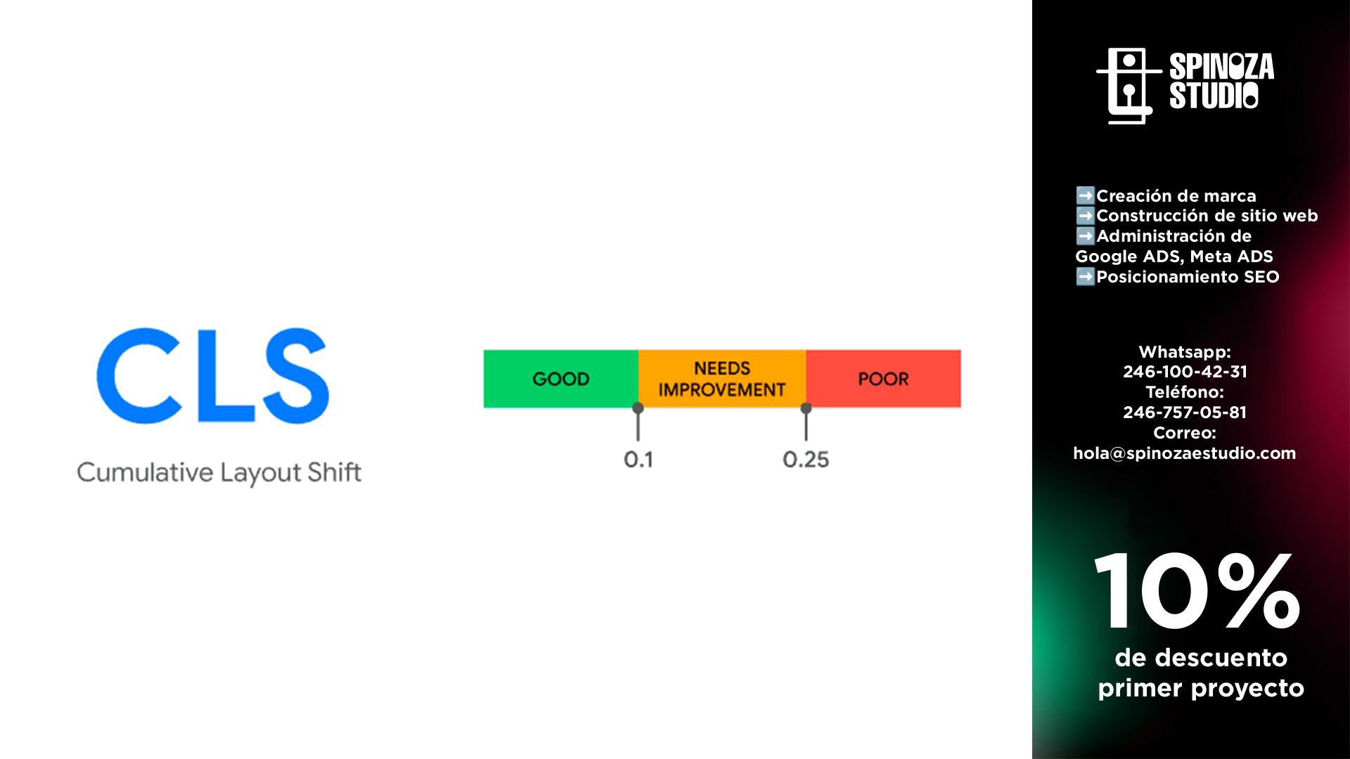 Web Vitals: Mejorar el CLS