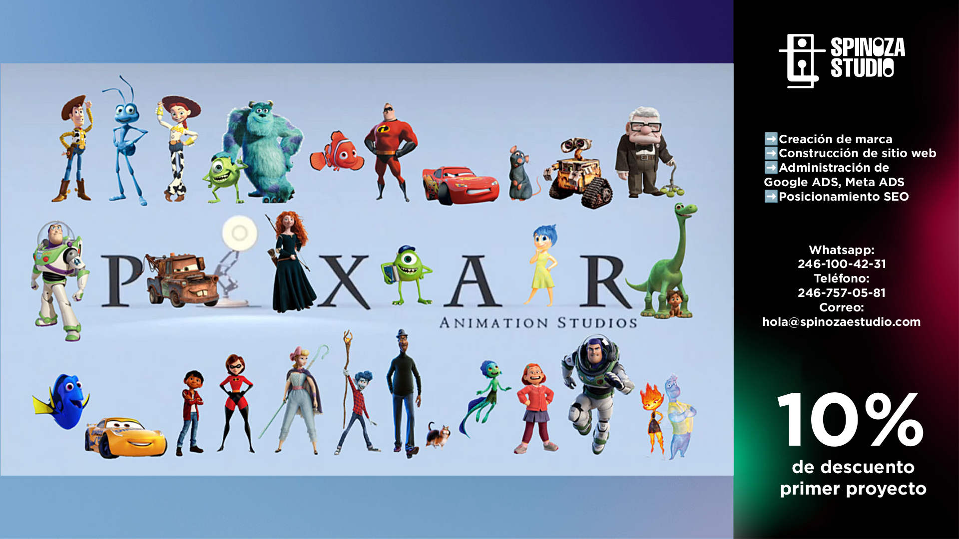 Las 5 Películas Más Rentables de Pixar