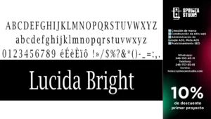 Historia de la Tipografía Lucida Bright