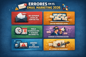 Evitar errores en email marketing 2026: guía práctica para campañas más efectivas