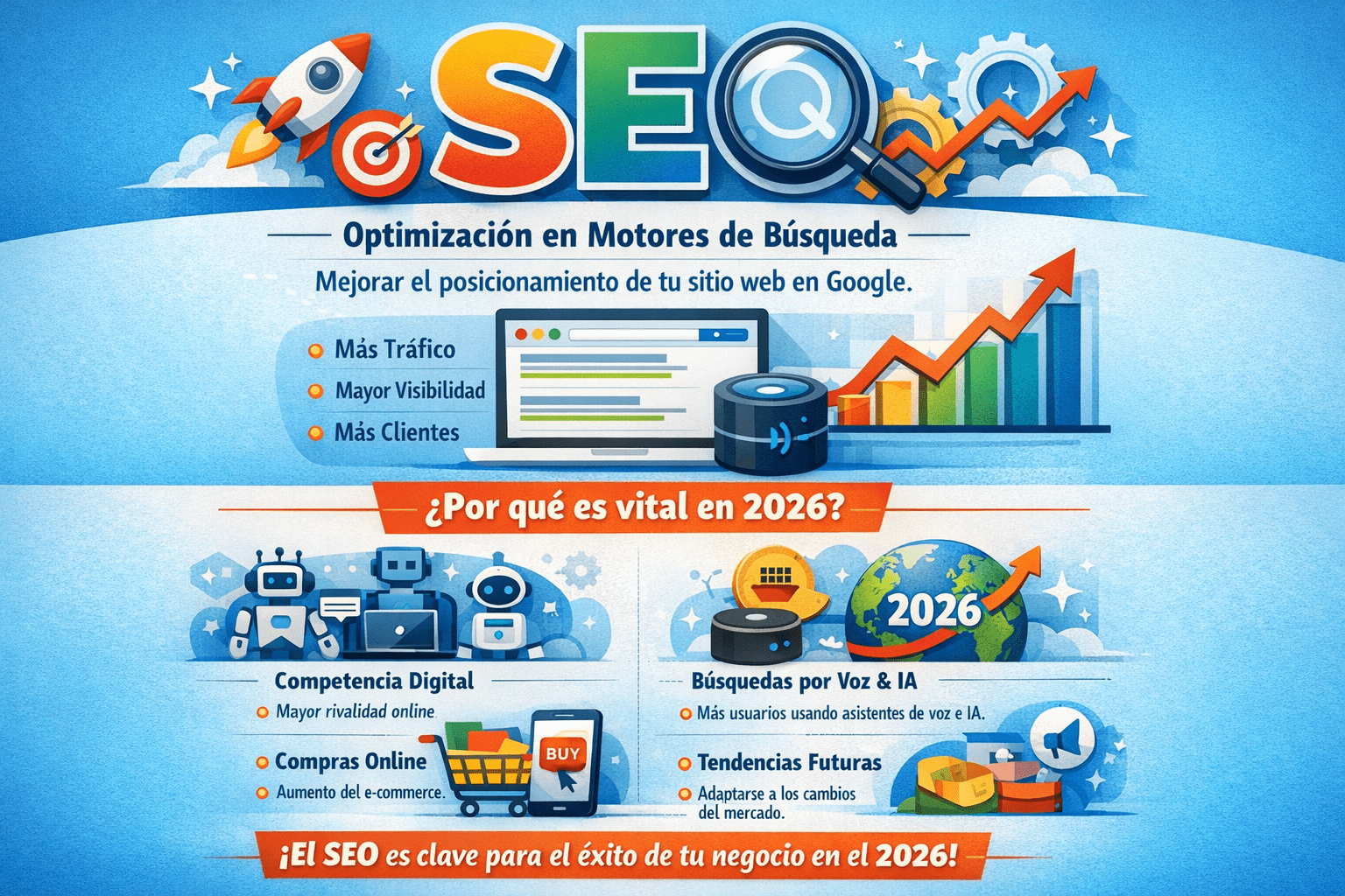 ¿Qué es el SEO en 2026? Guía vital para el crecimiento de tu negocio