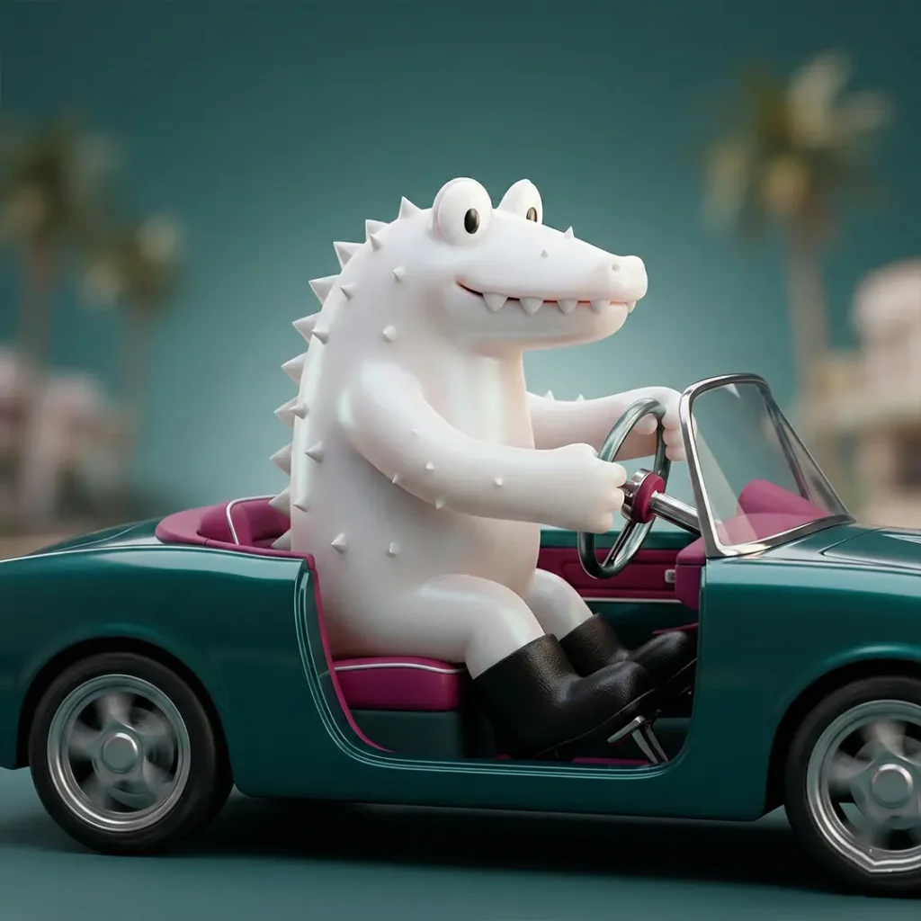 Spinoza Estudio cocodrilo manejando